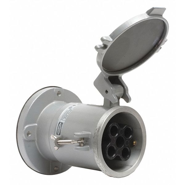 Watertight Pin and Sleeve Receptacle, Gry
