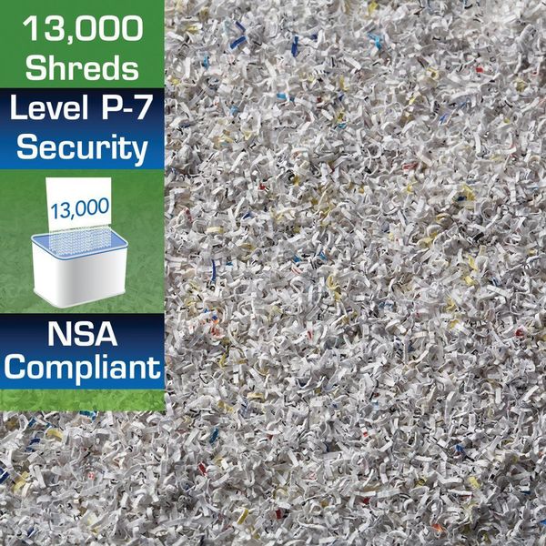 Paper Shredder, High Security, 30 gal, Gray