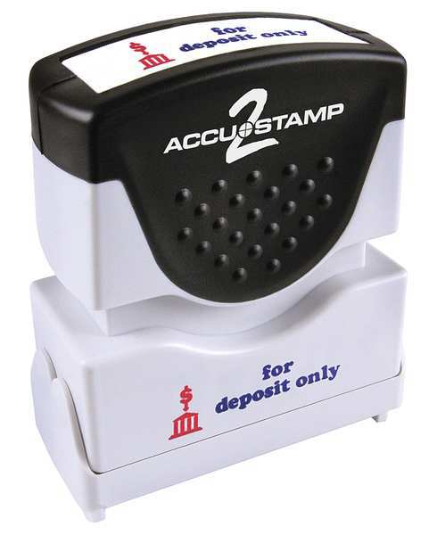 ACCU-STAMP 2 FOR DEPOSIT ONLY 2 Clr