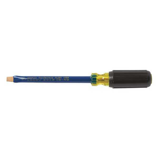 Non-Sparking Insulated Slotted Screwdriver 5/16 in Round