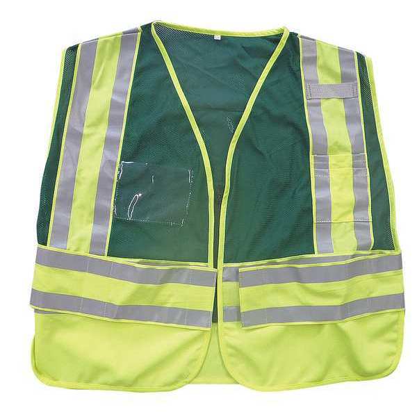 2XL/4XL Public Safety Reflective Vest, Lime