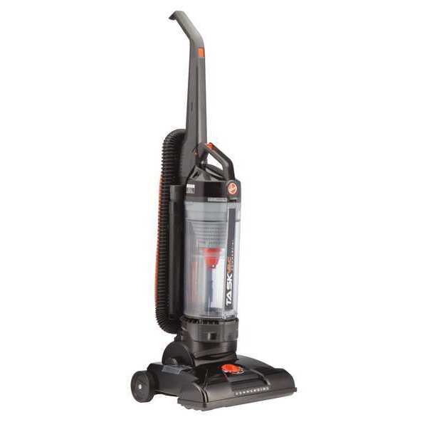 HOOVER Bagless, HEPA Upright Vacuum, 13 in Cleaning Path, 59 cfm, 15.7 lb Wt