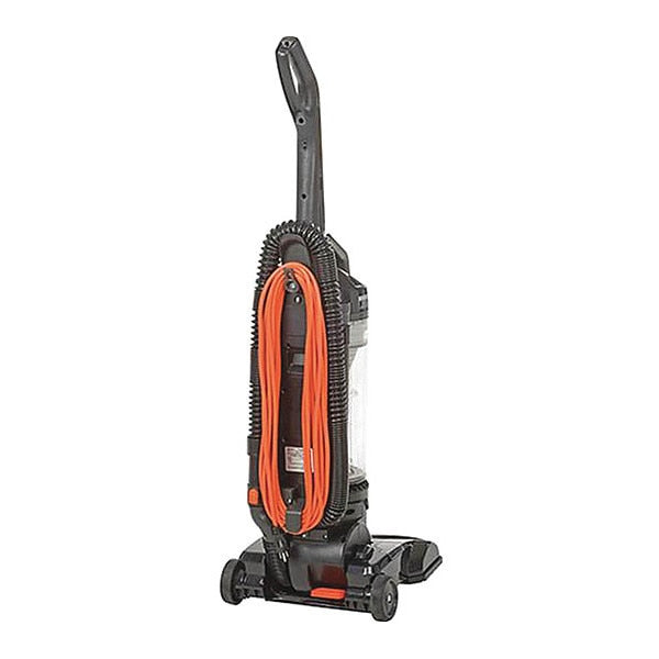 HOOVER Bagless, HEPA Upright Vacuum, 13 in Cleaning Path, 59 cfm, 15.7 lb Wt