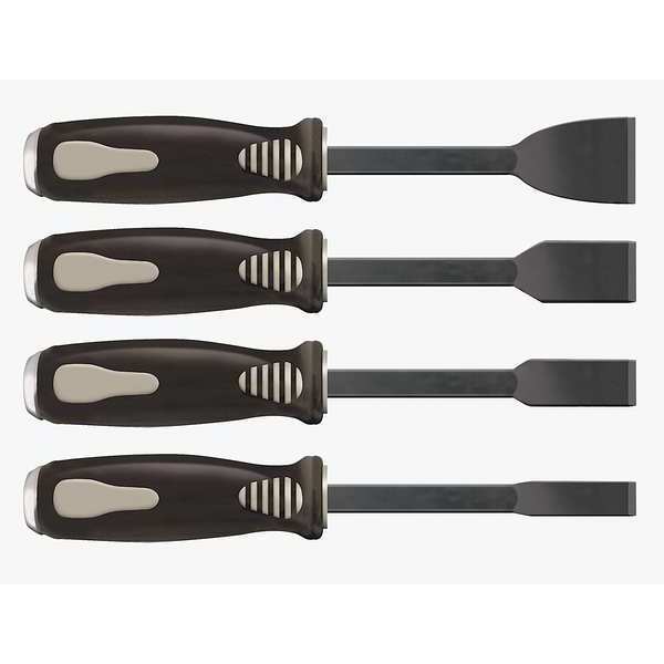 Gasket Scraper Set, 1/2, 3/4, 1, 1-1/2