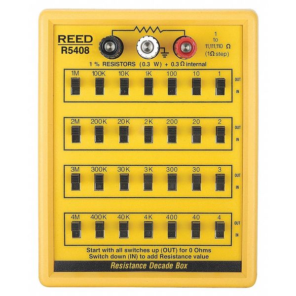 Resistance Decade Box, 3 Binding Posts