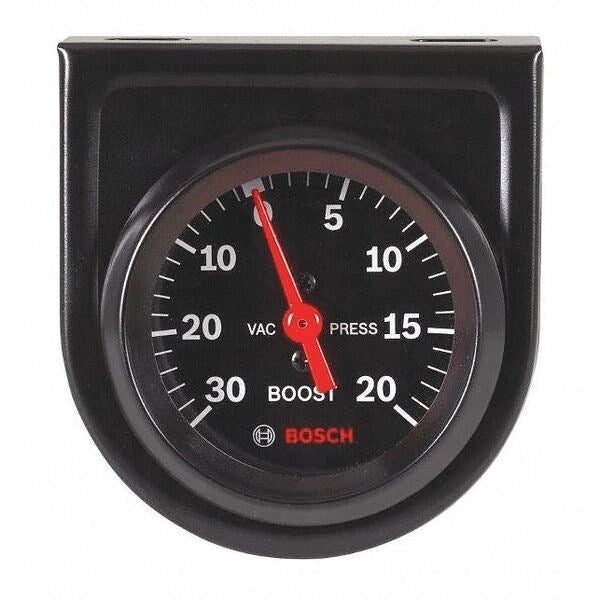 Mechanical Vacuum/Boost Gauge, Blk, 2