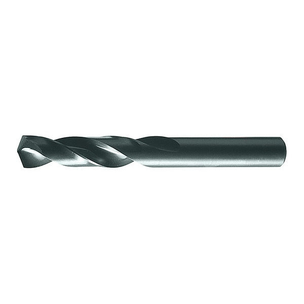 Screw Machine Drill Bit, #10 Size, 135  Degrees Point Angle, High Speed Steel, Black Oxide Finish