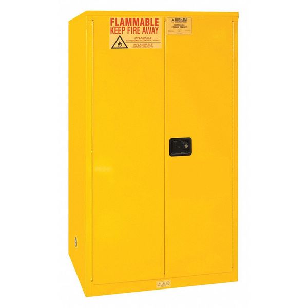 Flammable Safety Cabinet, Manual Door, 60 gal.
