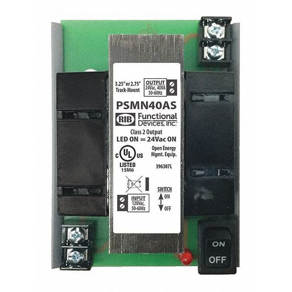 Track Mount, 40VA Power Supply