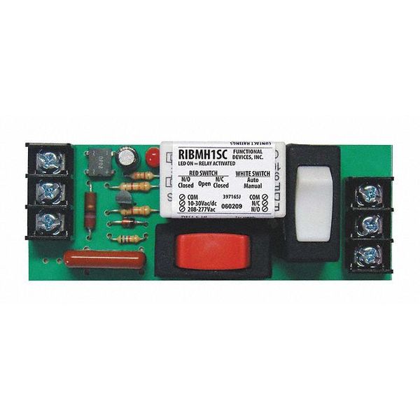 Track Mount Relay, 15A, SPDT/Override