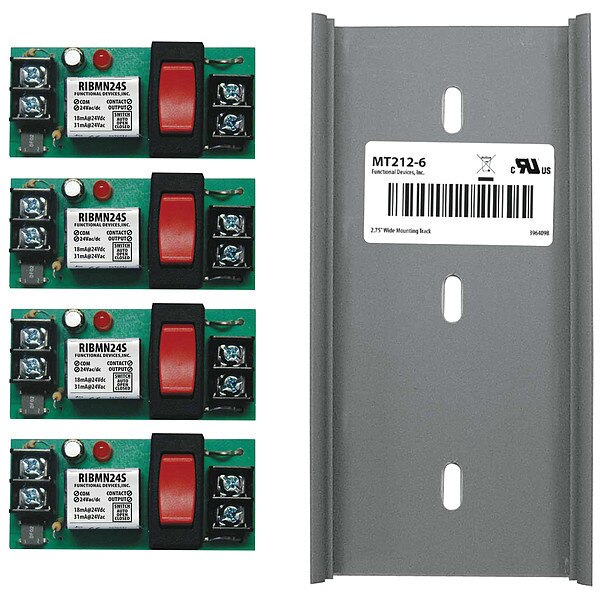 Track Mount Relay 15A, SPST/Override
