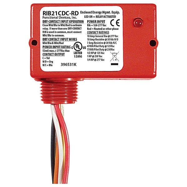 Enclosed Relay, 10A, SPDT
