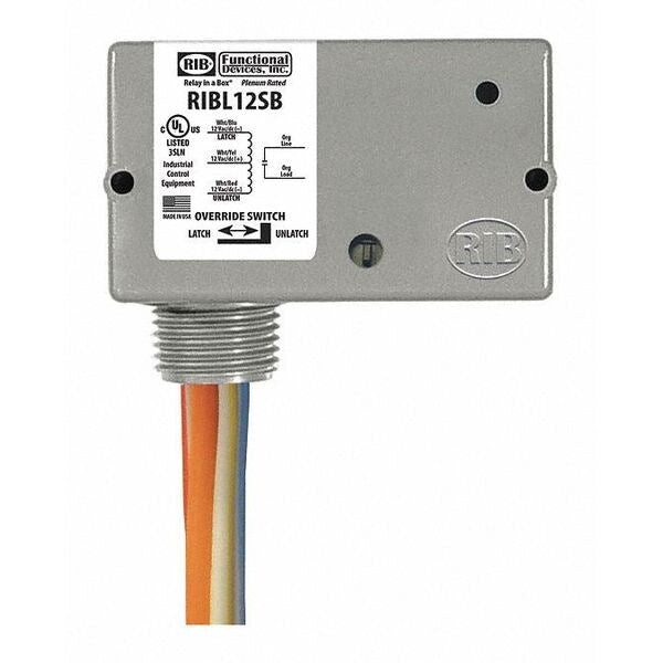 Enclosed Mech Latching Relay, 20A, SPST