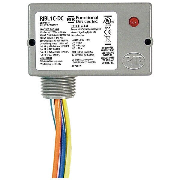 Enclosed Relay, 10A, SPDT