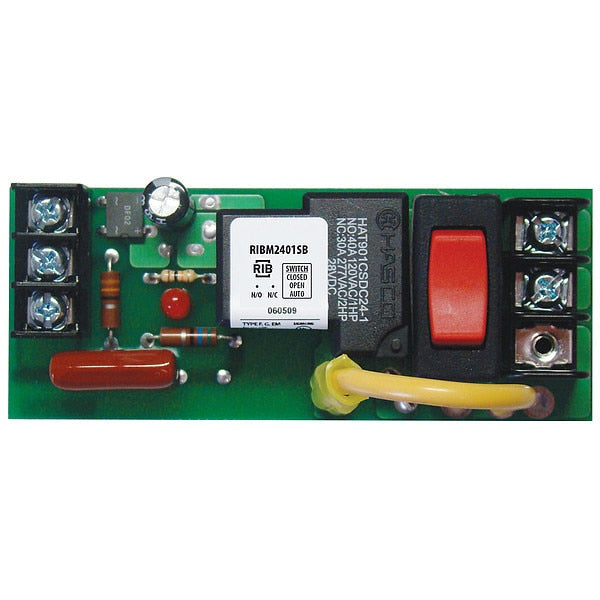 Track Mount Relay, 20A, SPST/Override