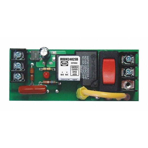 Track Mount Relay, 20A, SPST/Override