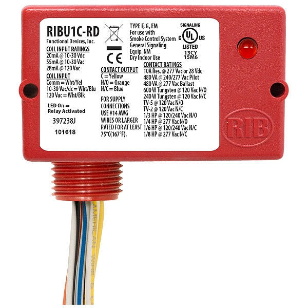 Enclosed Relay, 10A, SPDT