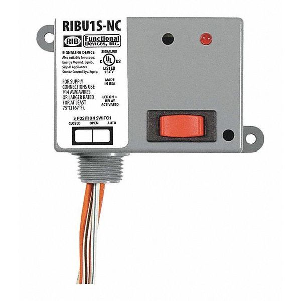 Enclosed Relay, 10A, SPST-N/C