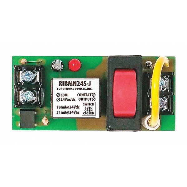 Track Mount Relay, 15A, SPST/Override