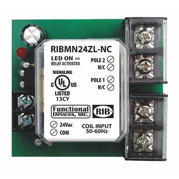 Track Mount Relay, 30A, DPST-N/C