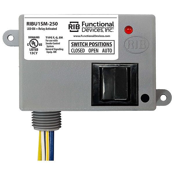 Enclosed Relay, 10A, SPST-N/O