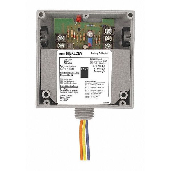Enclosed Relay/Current Transducer, 5A