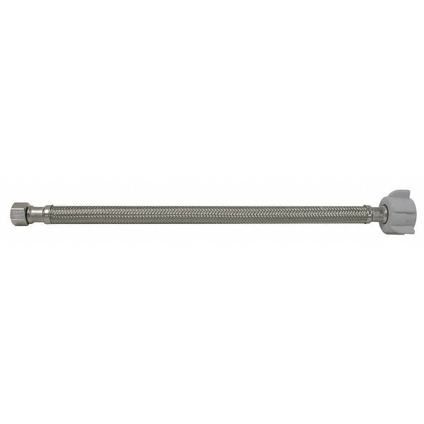 Toilet Connector, Stainless Steel, 16