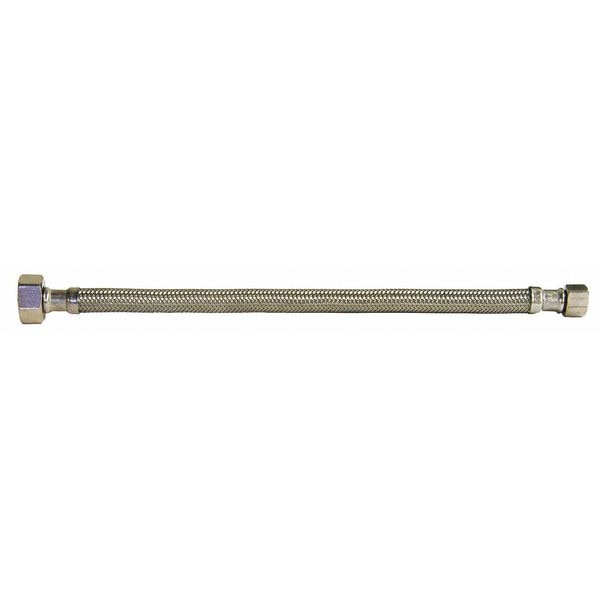 Faucet Connector, Stainless Steel, 9