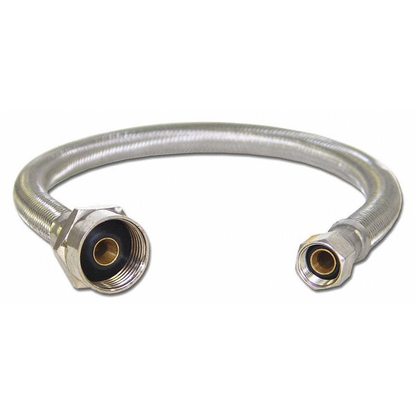 Toilet Connector, Stainless Steel, 9