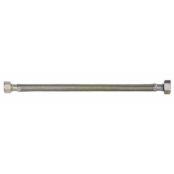 Faucet Connector, Stainless Steel, 16