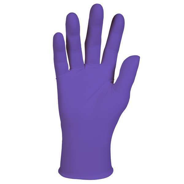 Disposable Glove, Nitrile, Powder Free, Purple, 1000 PK