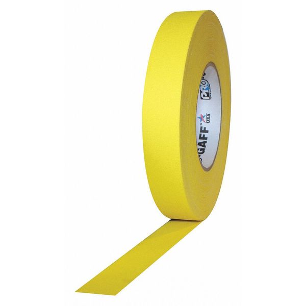 Matte Cloth Tape, 1x55yd., Yellow Cloth