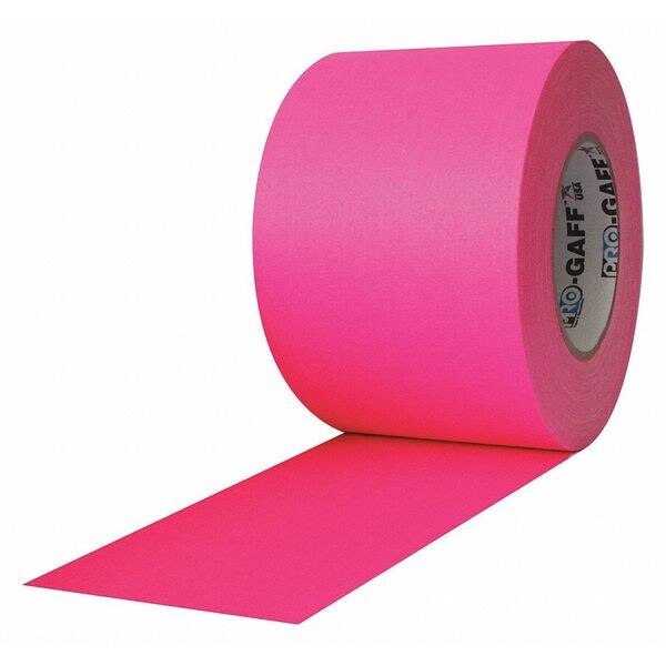 Matte Cloth Tape, 4x50yd., FL Pink Cloth