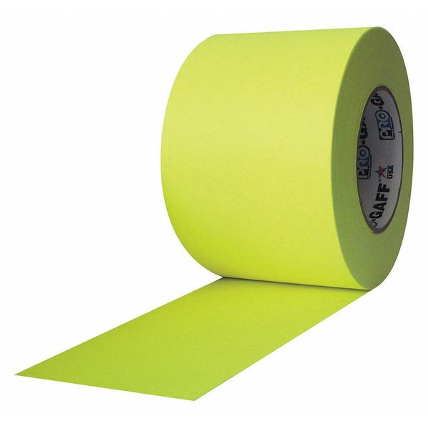 Matte Cloth Tape, 4x50yd., FL Yellow