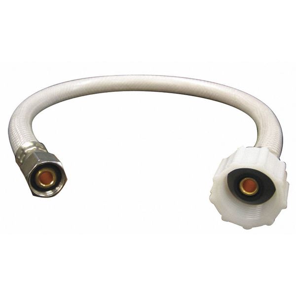 PVC Toilet Connector, Flexibe Vinyl, 12