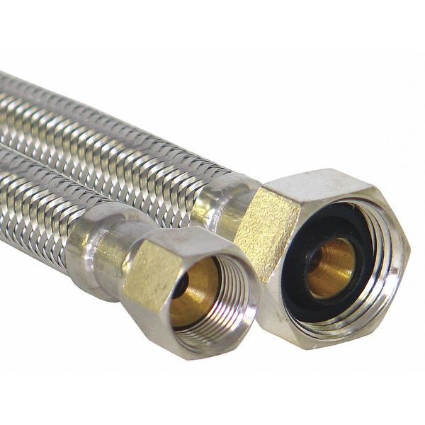 Faucet Connector, Stainless Steel, 20