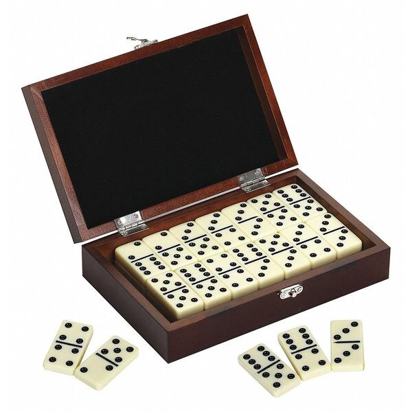 Premium Domino Set w/Wooden Carry Case