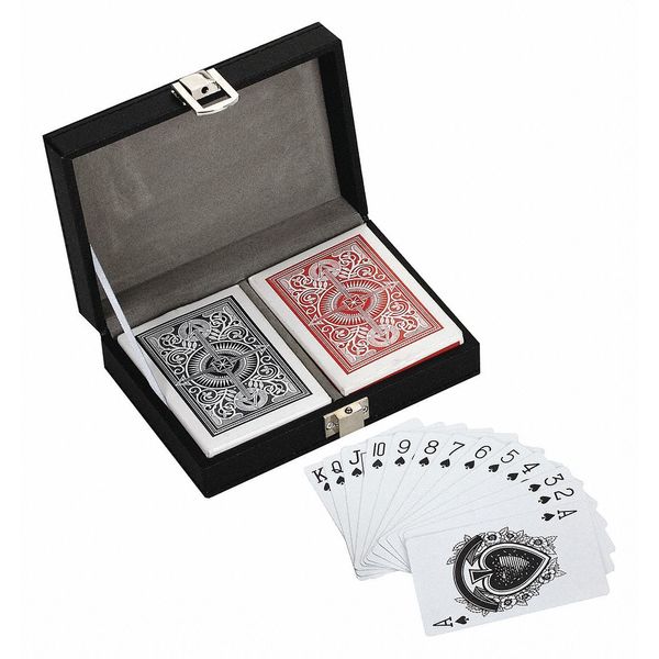 Dual Deck Standard Play Cards w/Case
