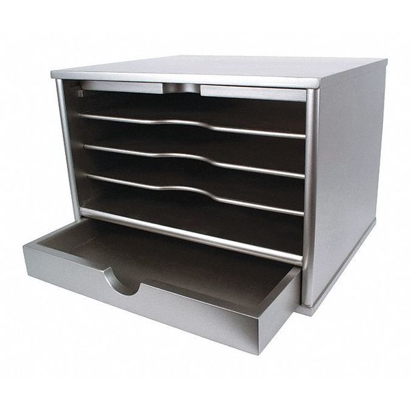 Desktop Organizer, Silver