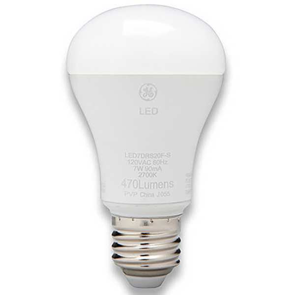 LED 7W, R20, Med, E26, White