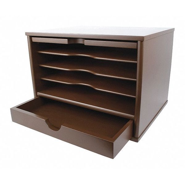 Desktop Organizer, Brown