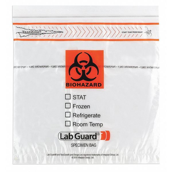 Specimen Transport Bag, 10x10