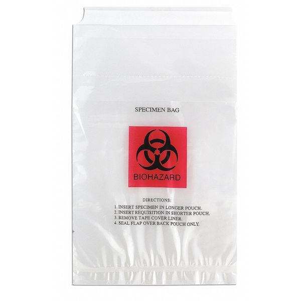 Specimen Transport Bag, 6x10