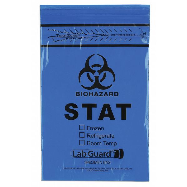 Specimen Trnsprt Bag w/Pouch, 6x9