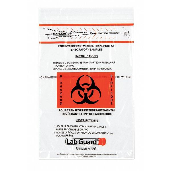 Specimen Trnsprt Bag, 6x9