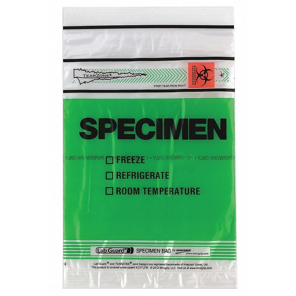 Specimen Trnsprt Bag, 6x9