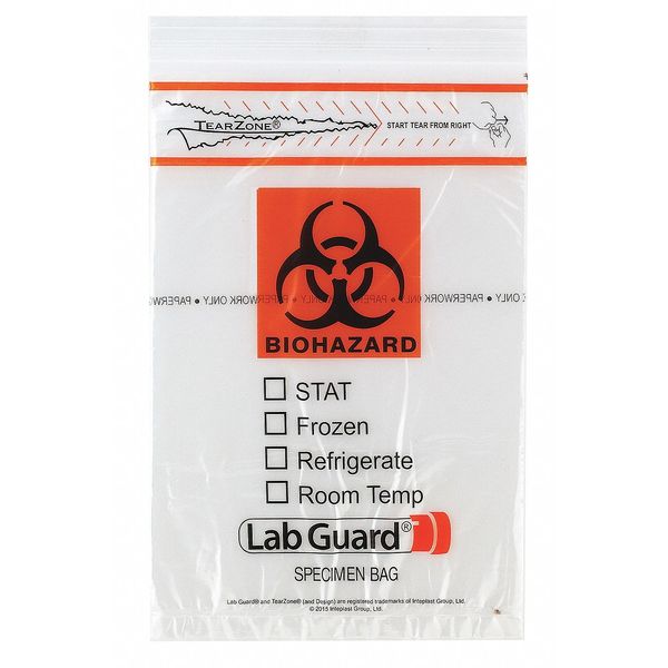 Specimen Trnsprt Bag, 6x9