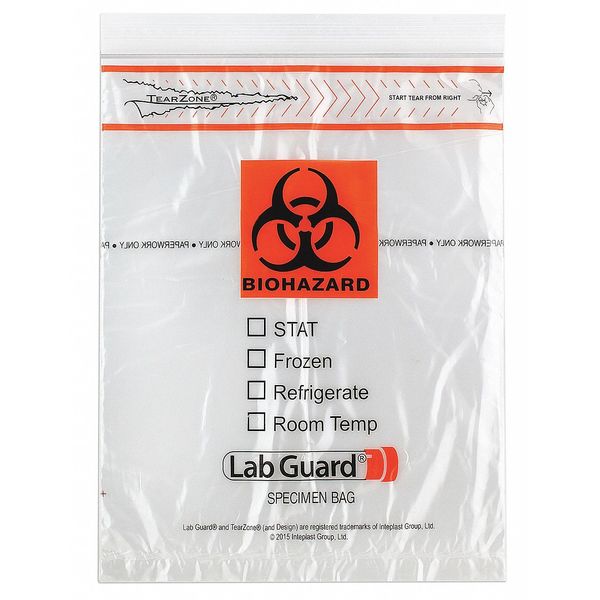 Specimen Trans Bag, 8x10