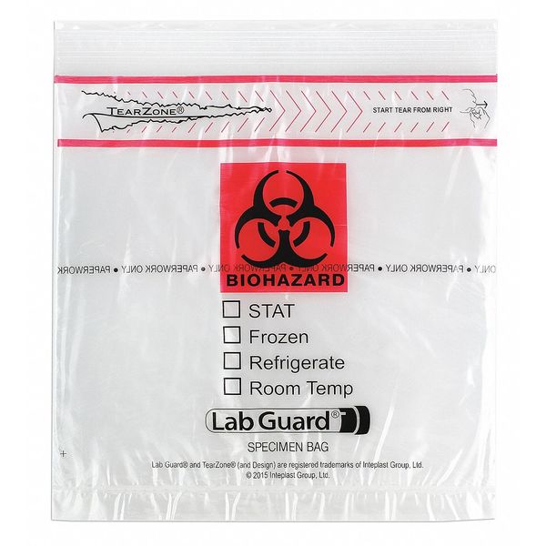 Specimen Transport Bag, 8x8