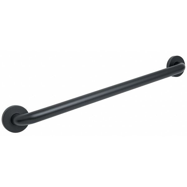 27.0 L, Circle, Stainless Steel, ADA Grab Bar, Matte Black